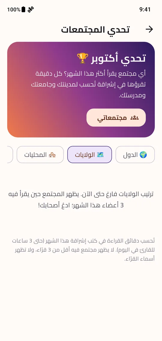 تحدي المجتمعات